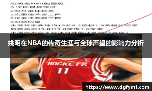 姚明在NBA的传奇生涯与全球声望的影响力分析